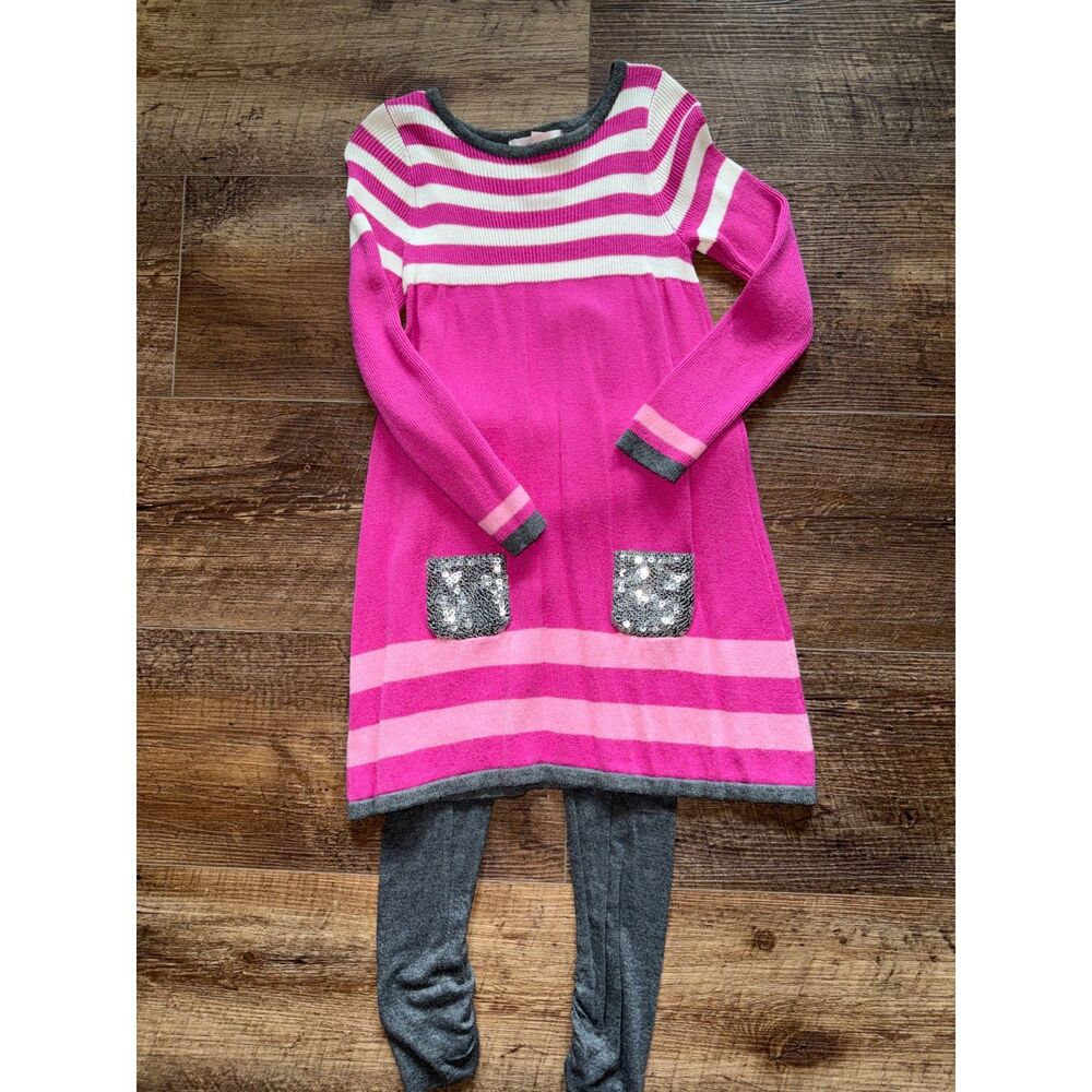 Design History sweater dress legging set 4T